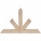 Ekena Millwork Saratoga Smooth Timber Gable Bracket, Douglas Fir, 36"W x 23"H x 1 1/2"D x 3 1/2"F, 15/12 Pitch GBW036X23X0204SAR00SDF - alternate 1